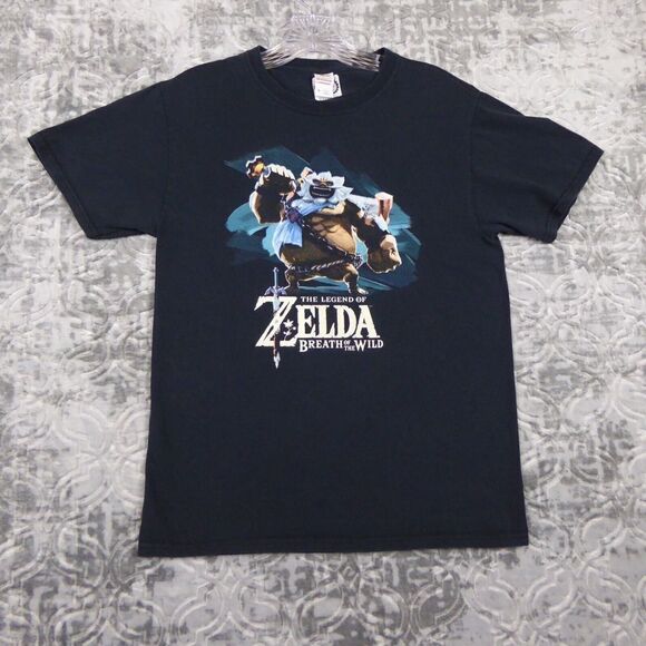 Nintendo Other - Zelda Shirt Adult Small Black Nintendo Breath of The Wild Goron Promo Graphic T